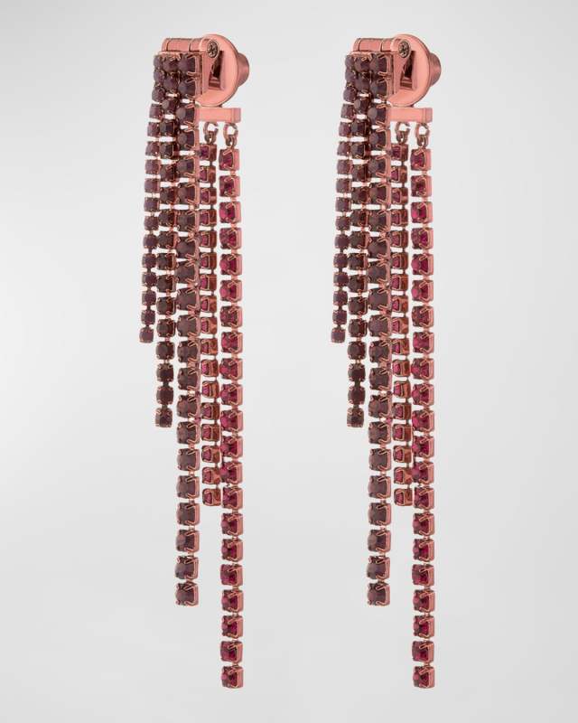 Convertible Electro Calla Crystal Waterfall Earrings
